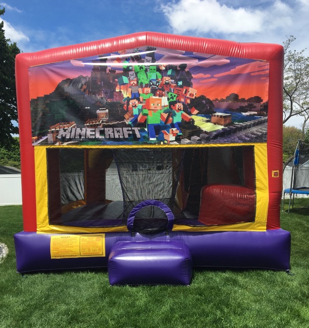 Image of Minecraft Combo Bounce House Rental